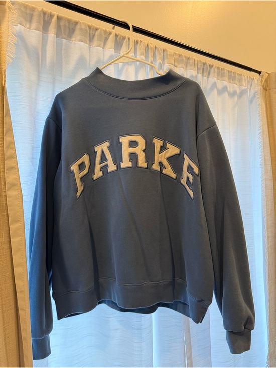 Parke Sweaters - Parke washed indigo mockneck L/XL